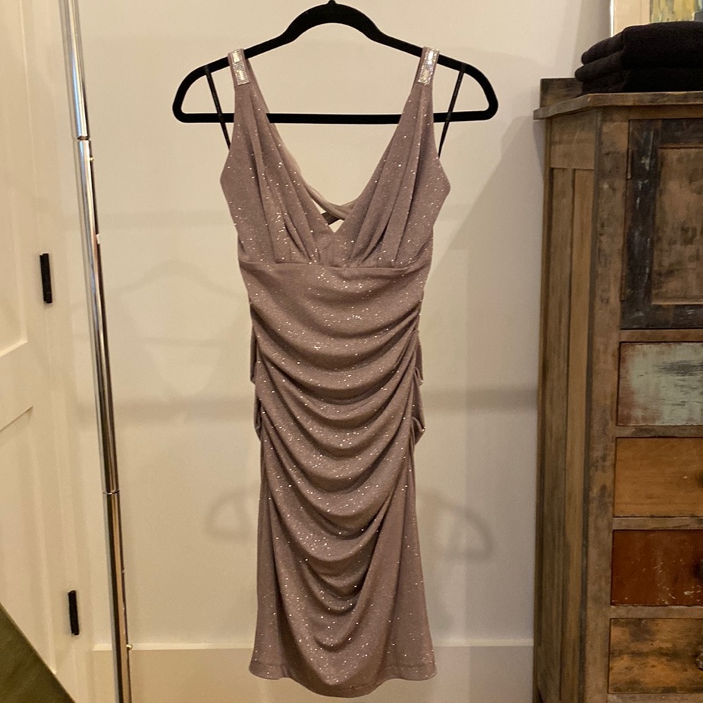 David Meister sparkle dress